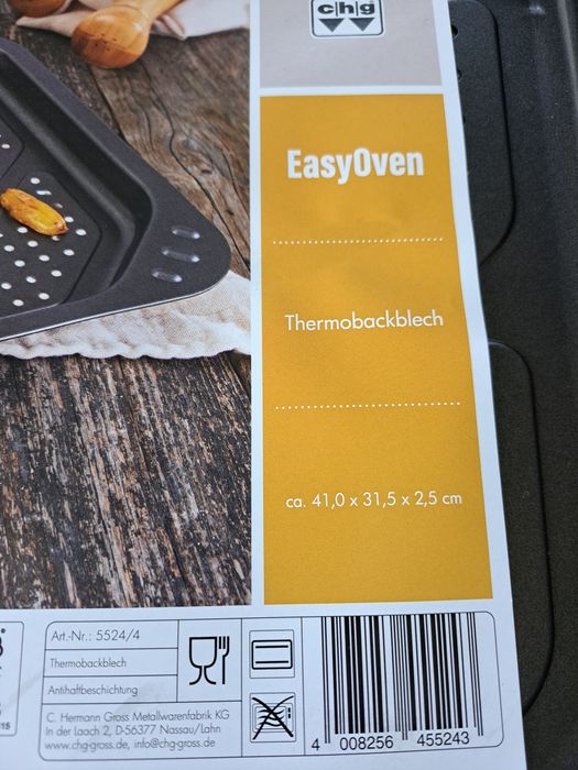 Blacha termiczna do pieczenia CHG®