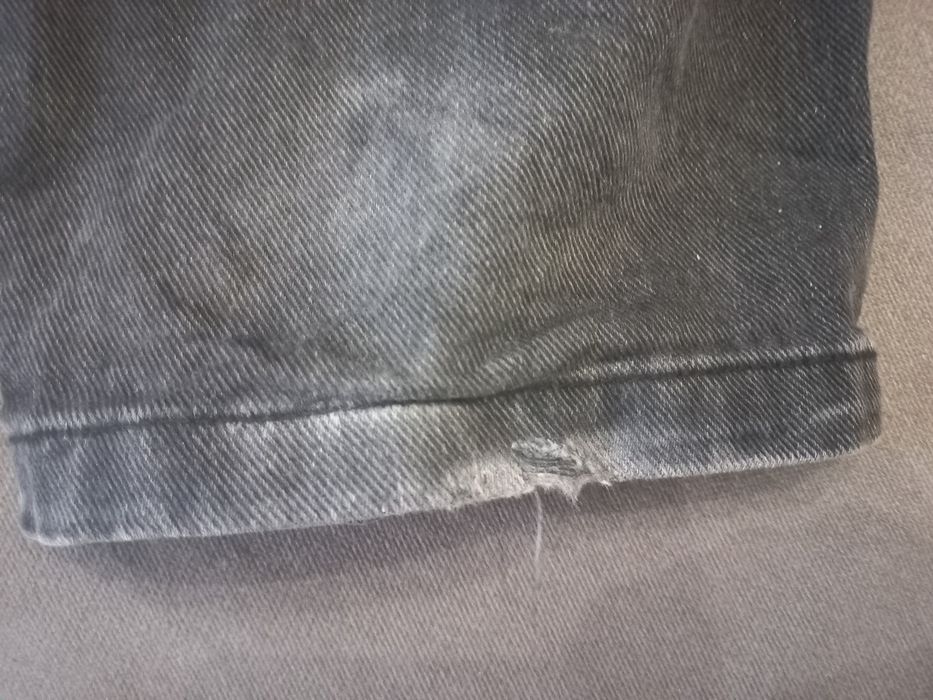 Jeansy Cropp czarne  34 XS