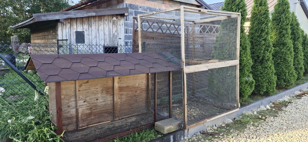 Woliera dla ptaków / odchowalnik dla drobiu