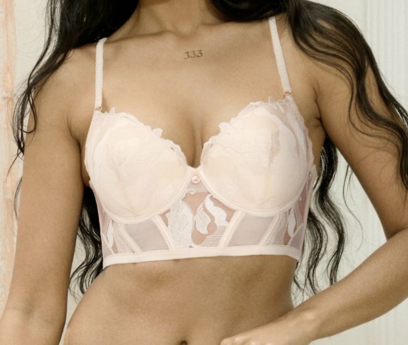 Бюстгалтер корсет з мереживом 80 С