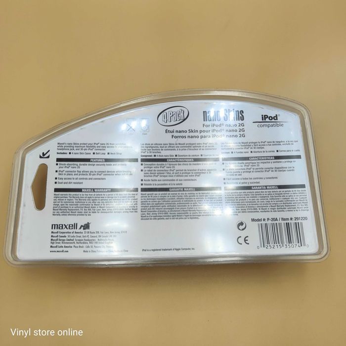 Nano skins 4 uni para ipod 2G Novo