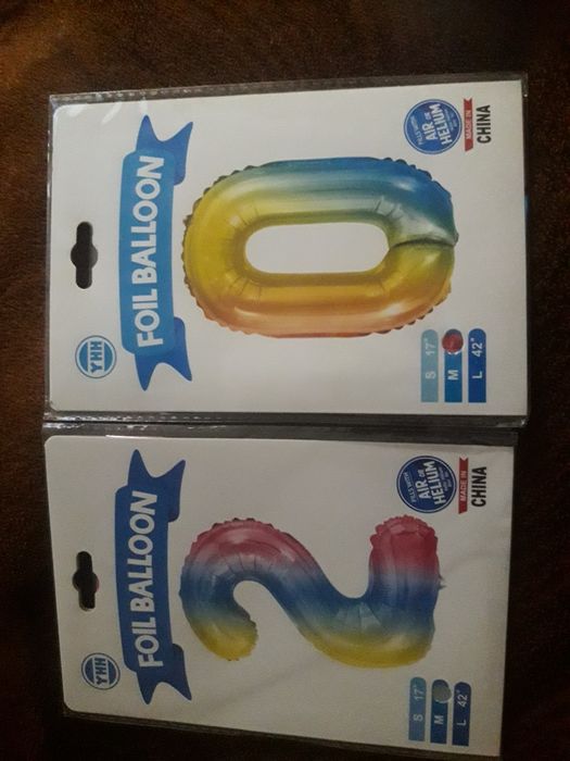 Кулька-цифра фольгова