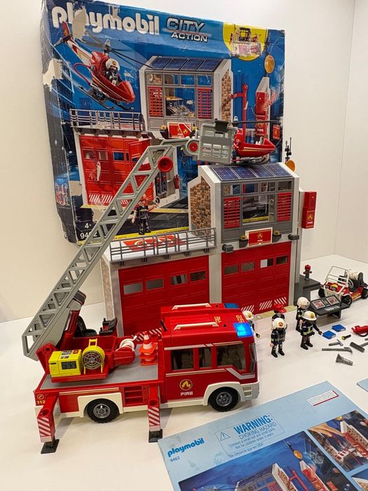 Playmobil 9462 Remiza, wóz strażacki, Quad Baggy