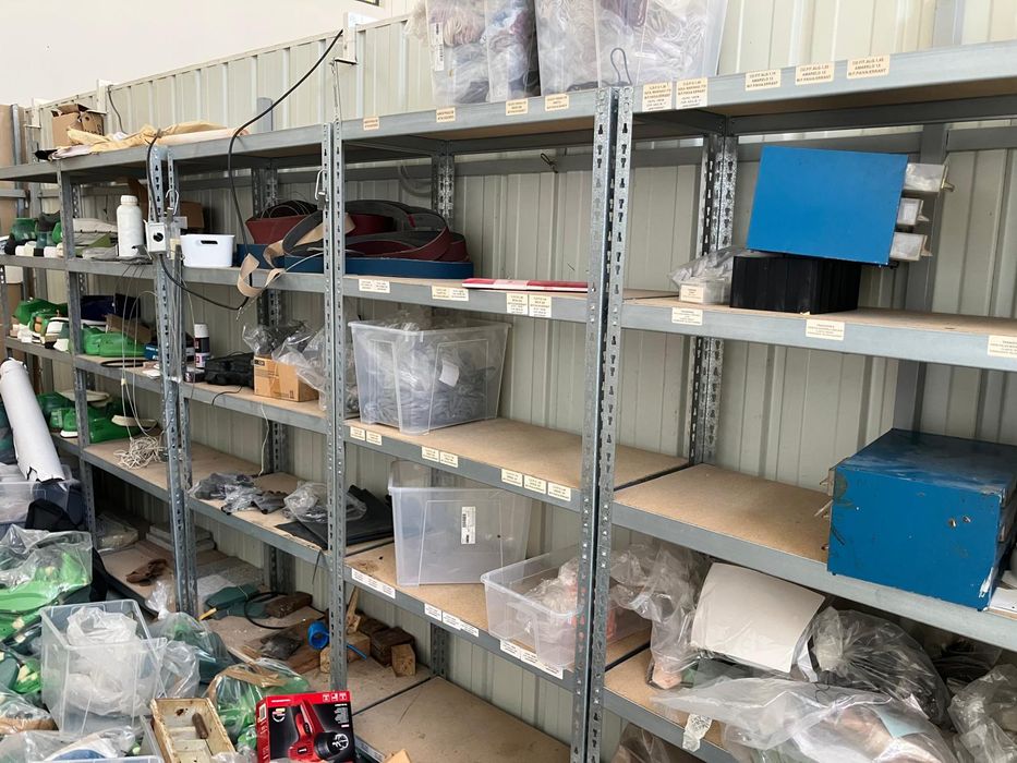 6 armários de dexion