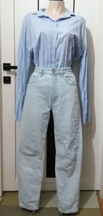 Sinsay блакитні мом джинси