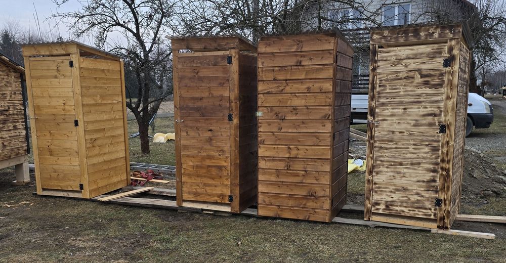 WC, wychodek, toaleta drewniana