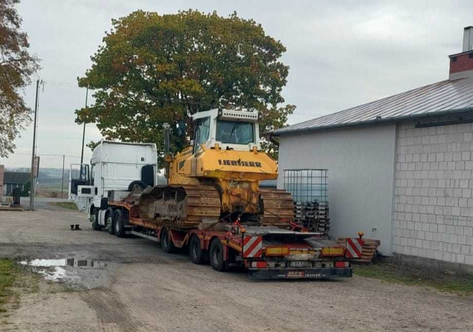 Usługi transportowe  krajowe/UE niskopodwoziowy kombajny maszyny domy