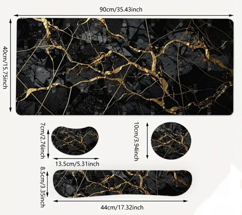 Zestaw podkładek na biurko
