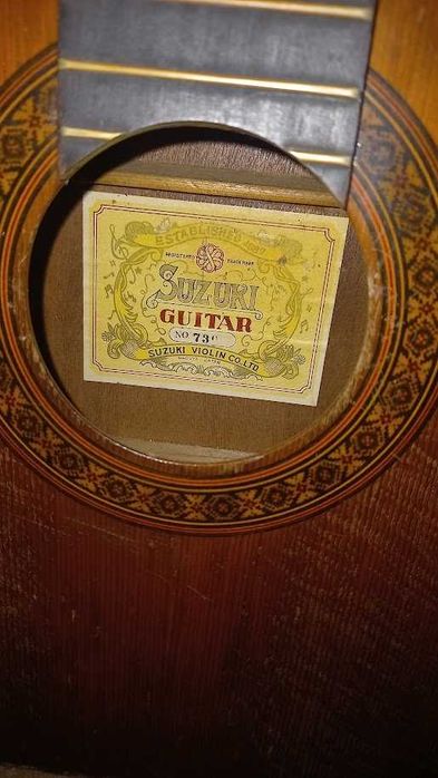 Guitarra Clássica Suzuki No. 730 (Nagoya, Japão) - Vintage p/ Restauro