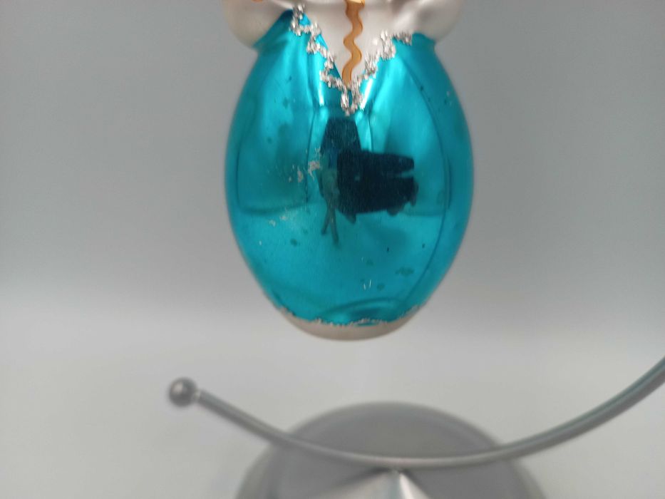 Stara bombka z PRL babuszka laleczka lala stare bombki na choinkę