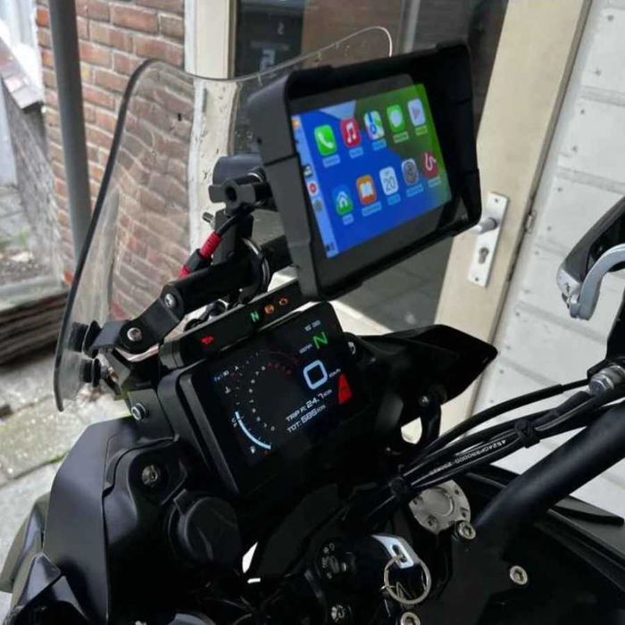 (NOVO) CarPlay | Android Auto Portátil para Mota 7" | Écran Tátil