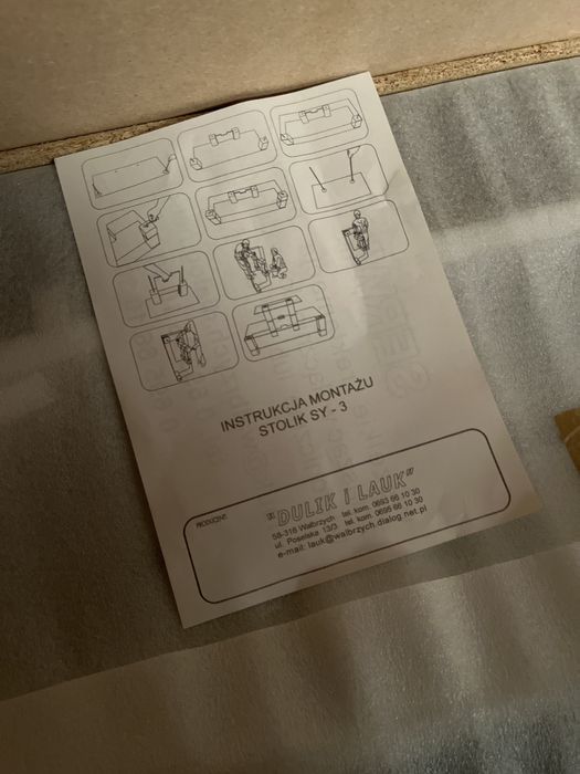 Stolik RTV Dulik&Lauk SY-3 Czarny