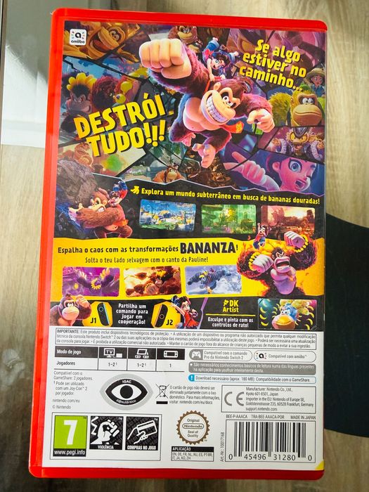 Jogo Nintendo Switch 2 Donkey Kong Bananza