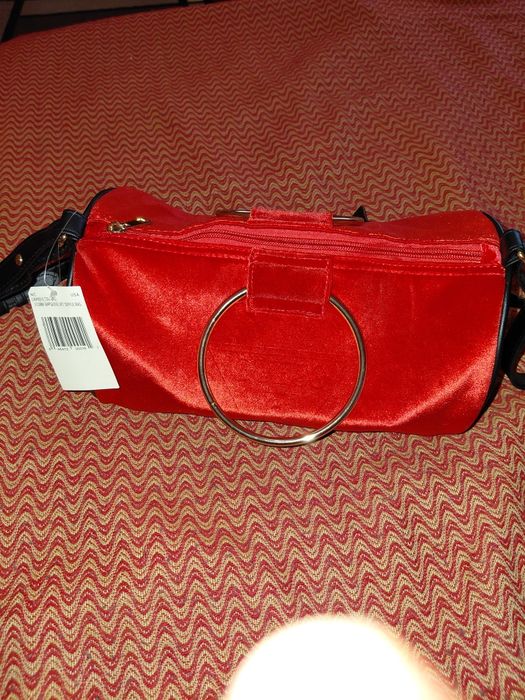 Сумка оксамитова Guess