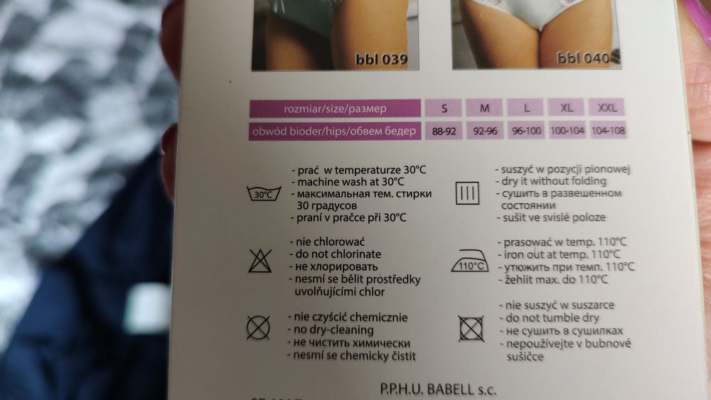 Sprzedam nowe majtki xl firmy babell