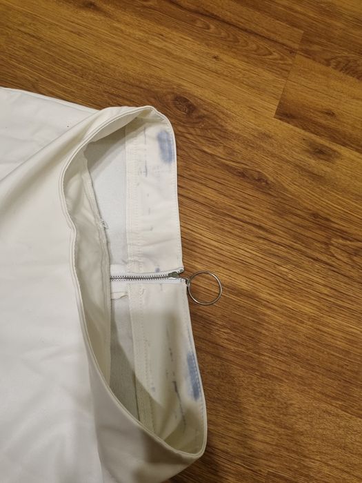 Spódniczka eco z zamkiem M ecru