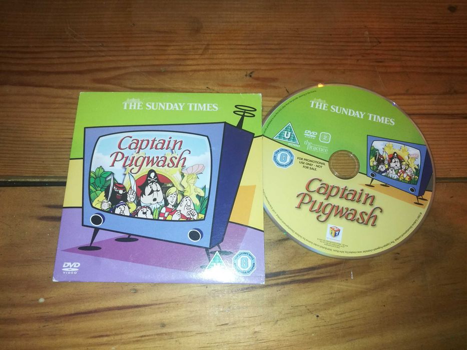 CAPTAIN PUGWASH	DVD sem legendagem - áudio Inglês