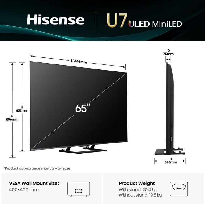 Телевізор Hisense 65U7Q
