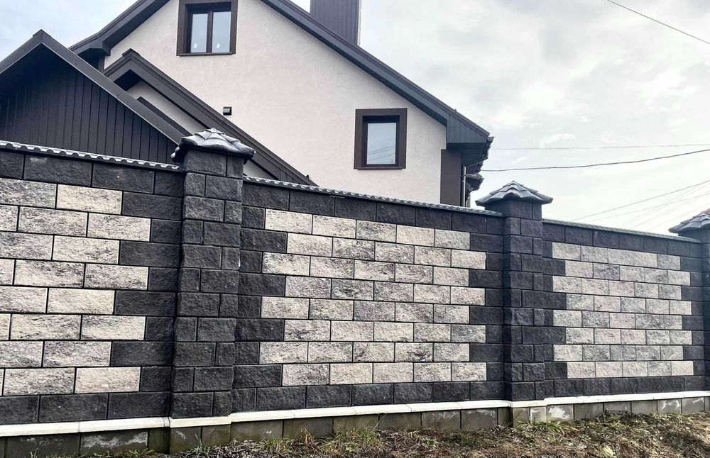 Модульні блоки на паркан , Євроблок