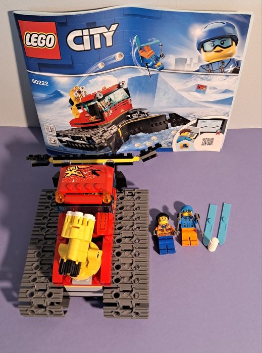 LEGO® 60222 City - Pług gąsienicowy kompletny z instrukcją