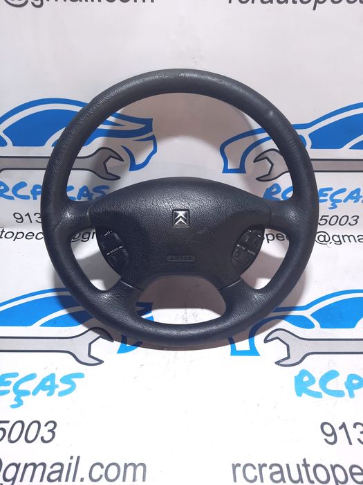VOLANTE GUIADOR COMPLETO CITROEN XSARA PICASSO N68 94634750ZL PELE