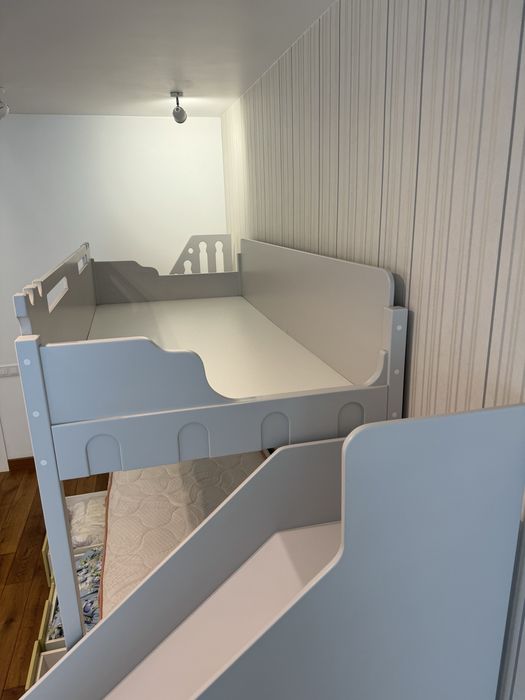 Ліжко двоярусне один матрас Феофанія