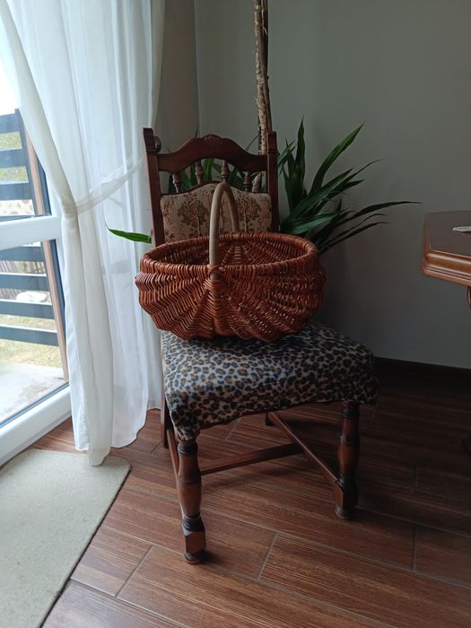 Kosz wiklinowy, piękny ręcznie robiony, WYSYŁKA