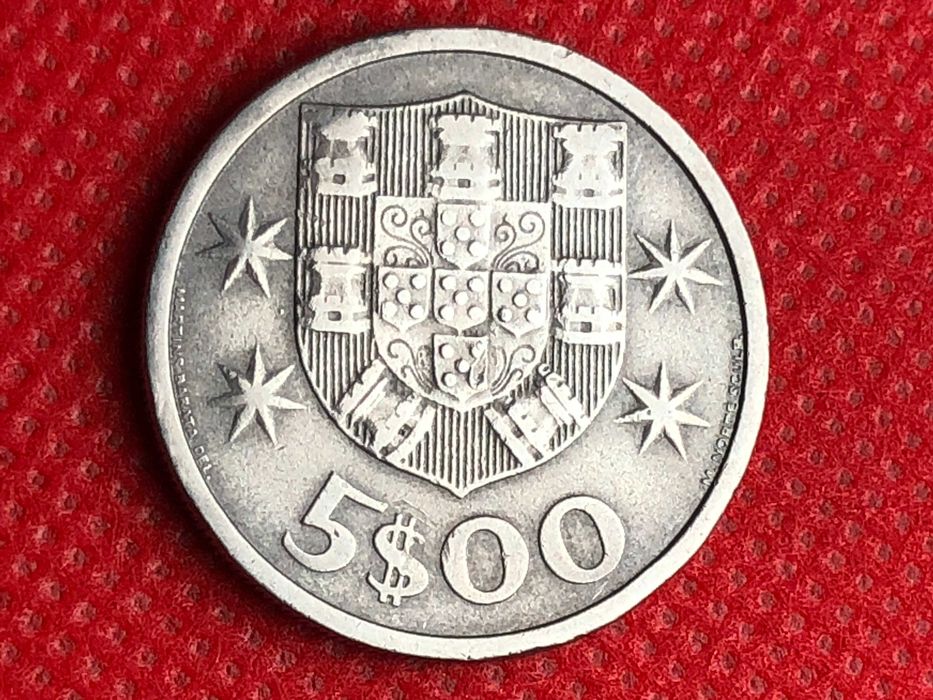 Portugal 1967 - 5 Escudos Cuproniquel