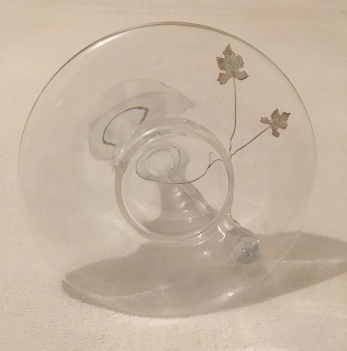 Decanter em cristal com apliques em prata426077693988710405
