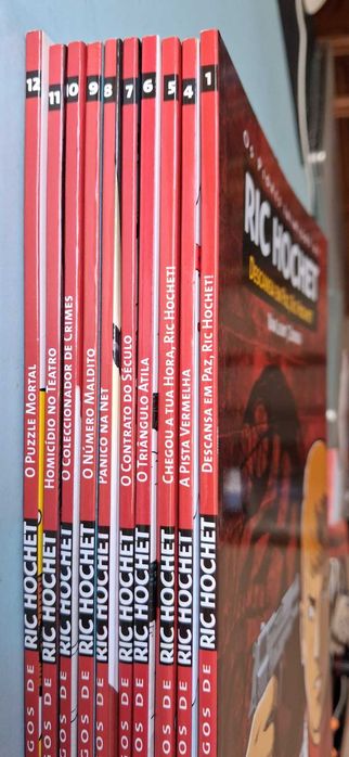 RIC HOCHET - Coleção Álbuns da Editora Asa / Público em capa mole.