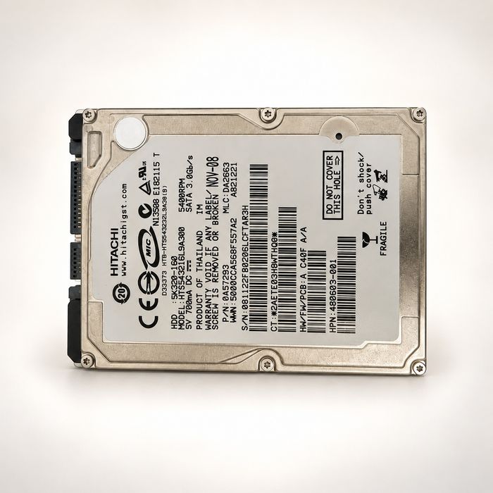 Hitachi Travelstar 5K320 HTS543216L9A300 160GB SATA 2.5″ 5400 об/хв для ноутбука
