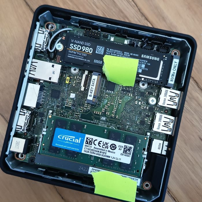 Mini PC i7-1360 2.20GHz 16Gb RAM 500Gb SSD M2