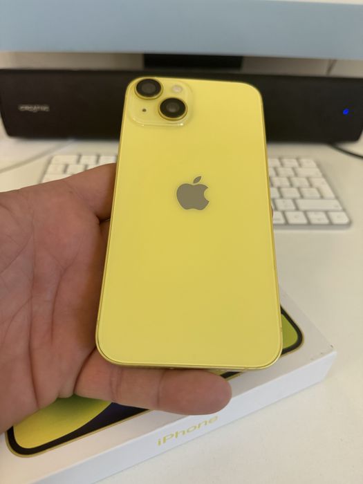 IPhone 14 128gb Yellow Idealny Bateria 94% od nowości Warszawa