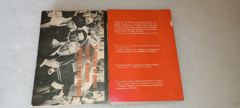 2 antigos livros políticos ACUSO! - O Crime (vol I e II)