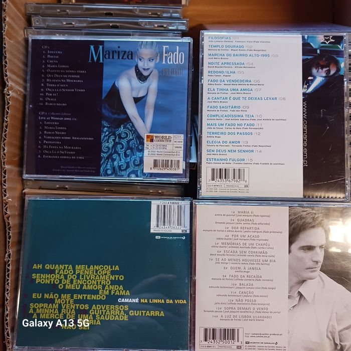 Cds vários  artistas portugueses