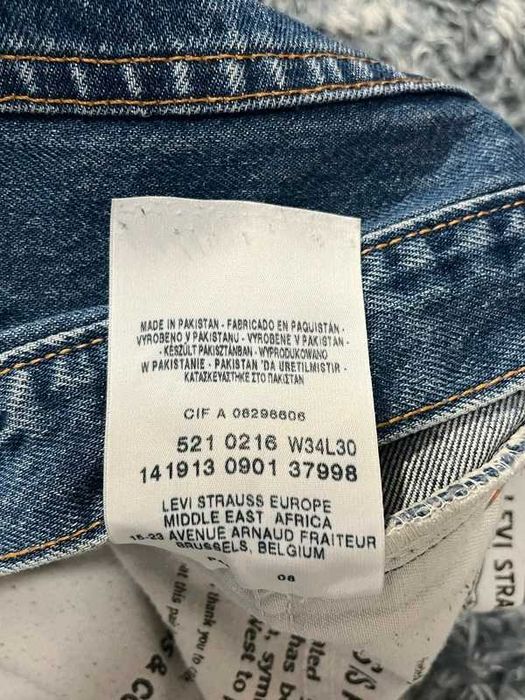 Levi's 521 W34 L30 Baby Blue Jeans