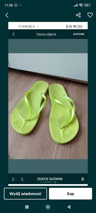 Japonki neonowe 41/42