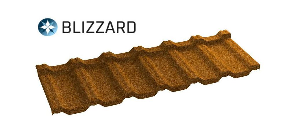 Dachówka , blacha z posypką , z kruszywem skalnym BLIZZARD BTR SYSTEMS