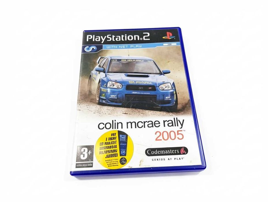 Q118 Gra Gra Na Konsolę Sony PlayStation 2 PS2 Colin McRae Rally 2005 Oryginalna Płyta Z Instrukcją Klasyk Wyścigi Rajdy Samochodowe Codemasters PAL