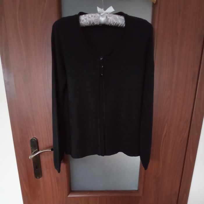 Sweter czarny Etam, S, rozpinany, kardigan