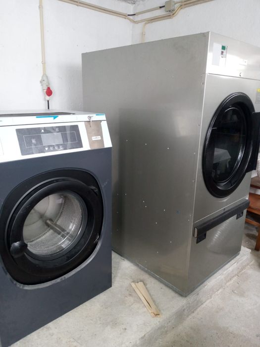 Conjunto lavador secadora industrial lares e self service