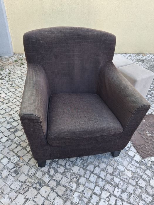 Poltrona em tecido