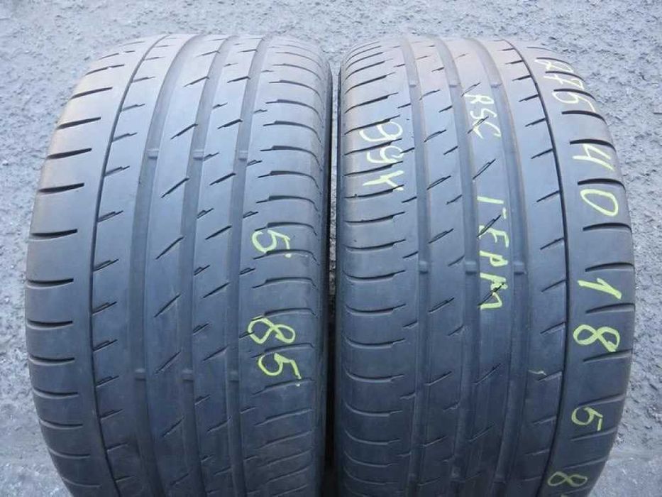 275/40 R18 99Y Continental SportContact3e літо 2 штуки шини б/у
