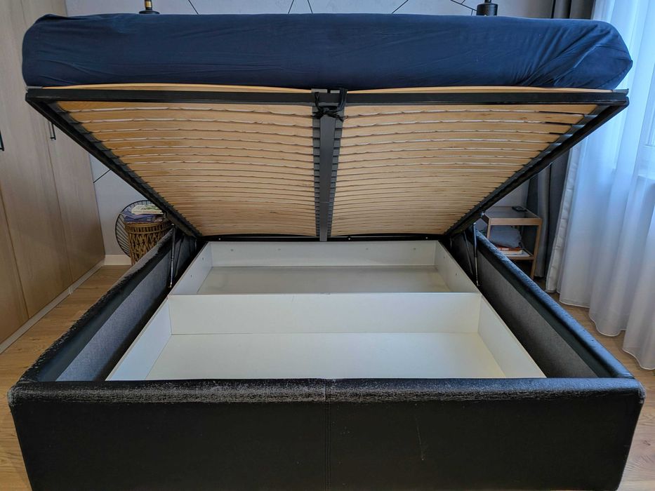 Oddam rama łóżka 180x200 z schowkiem i stelażem