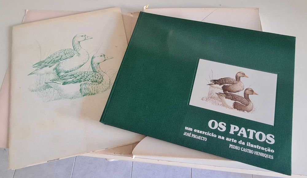 Livro Os Patos (com 4 ilustrações para emoldurar)