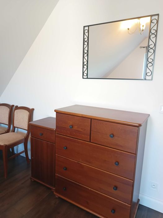 Lustro  80x60 stan idealny rama metal czarna