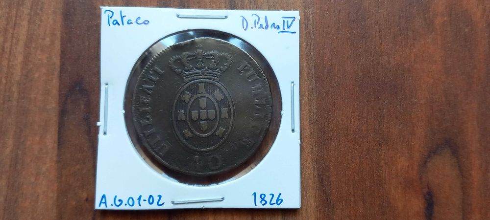 Moeda Pataco 1826 D. João VI