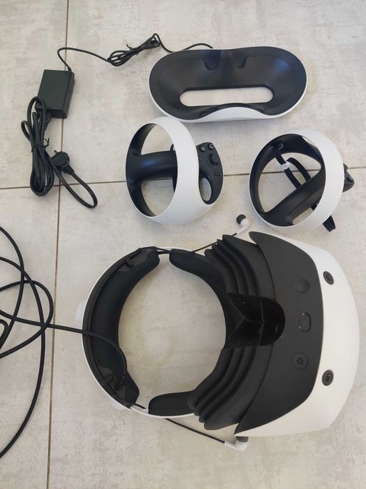 Okulary VR PS5 gogle +stacja ładowania
