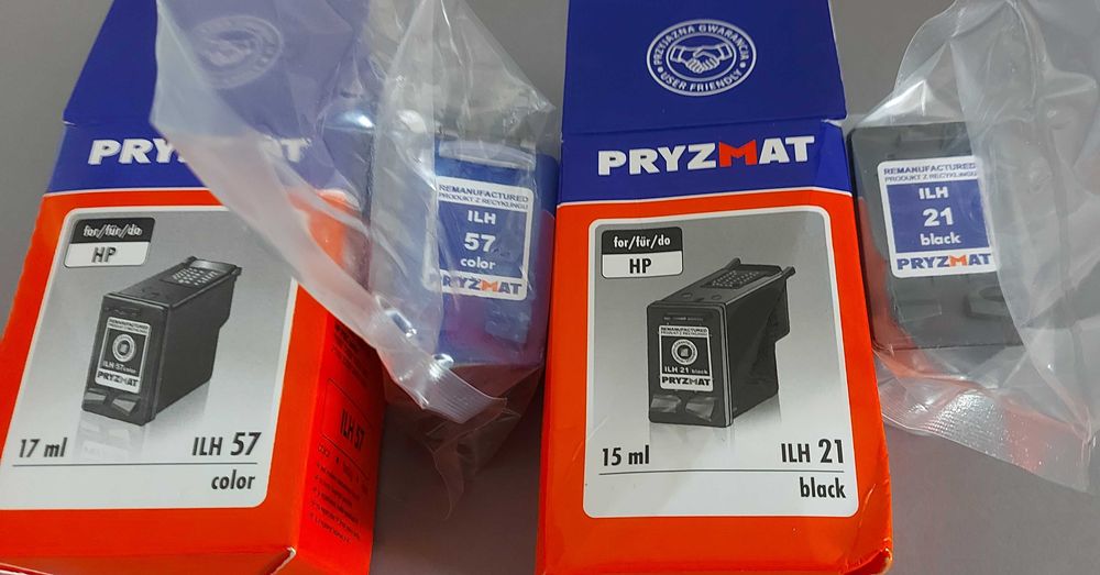 Tusze do drukarki HP IHL 57 IHL 21 Pryzmat