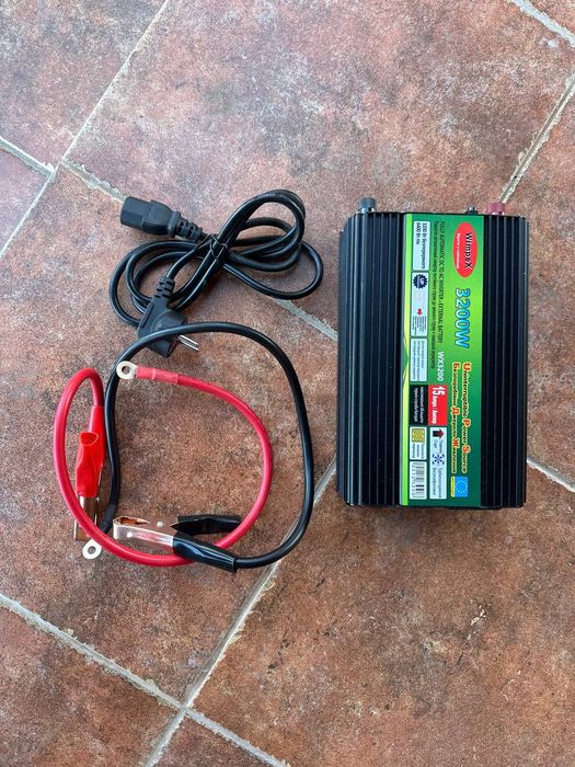 Лучший Инвертор 3200W‼️с зарядкой Преобразователь 12-220Вт Аккумулятор